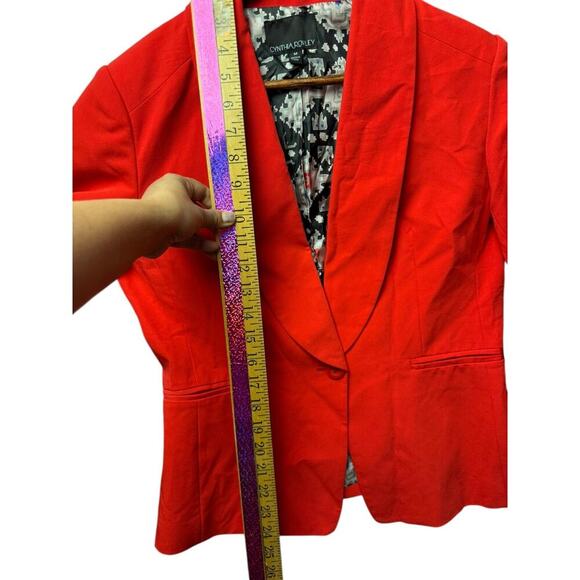 Cynthia Rowley Red blazer Jacket - Picture 5 of 9